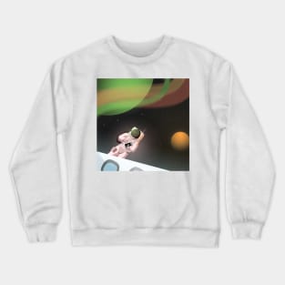 Astronaut taking Photos Crewneck Sweatshirt